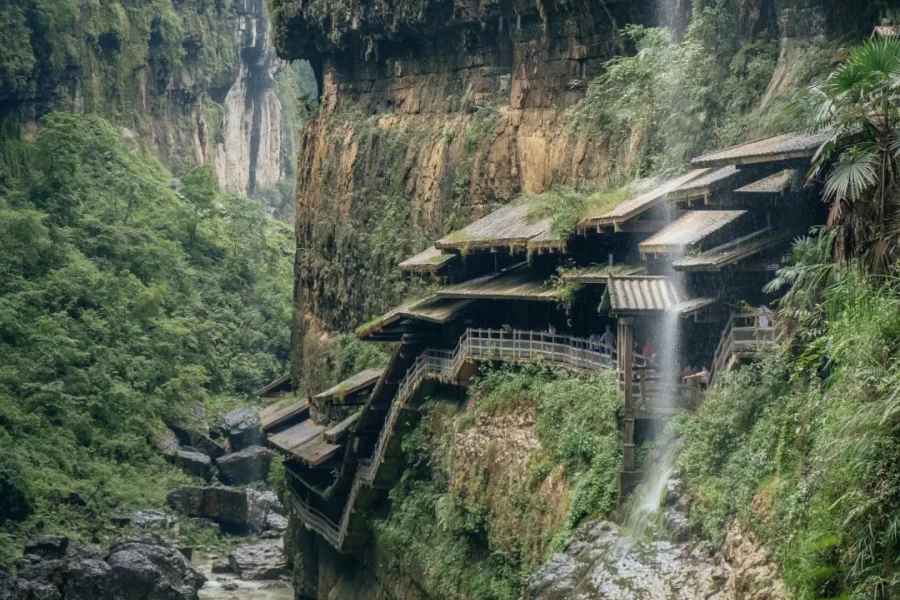 Enshi Gran Cañón: un viaje épico de Karst cargado por el Cielo y la Tierra-4