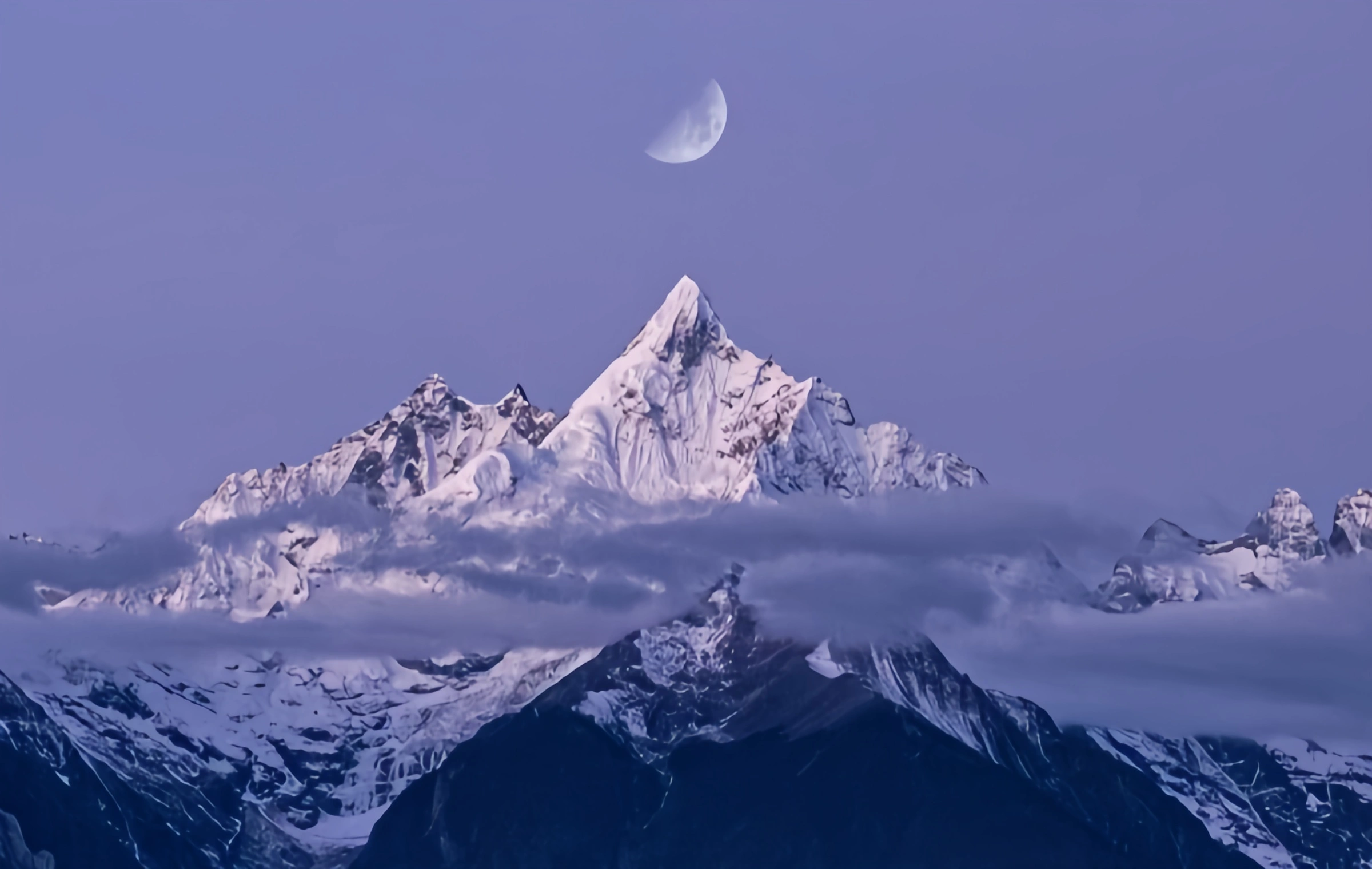 Xiling Snow Mountain: Fenêtre avec mille neiges d'automne, un pays des merveilles poétiques en réalité-2