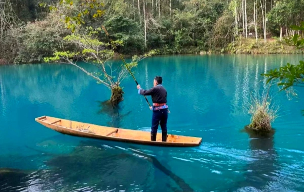 Libo Zhangjiang Scenic Area: An Emerald Wonderland Amidst Karst Landscapes and a Journey to the Green Gem on the Earth's Belt-3