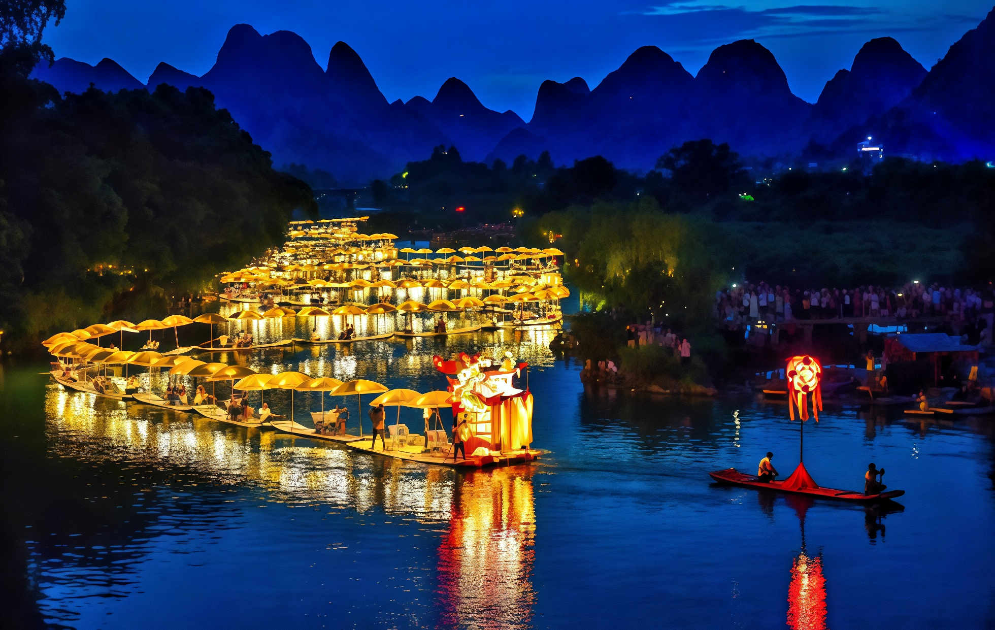 Yulong River: A Journey into a Pastoral Poem Amidst Jade Peaks and Lotus-Green Hills