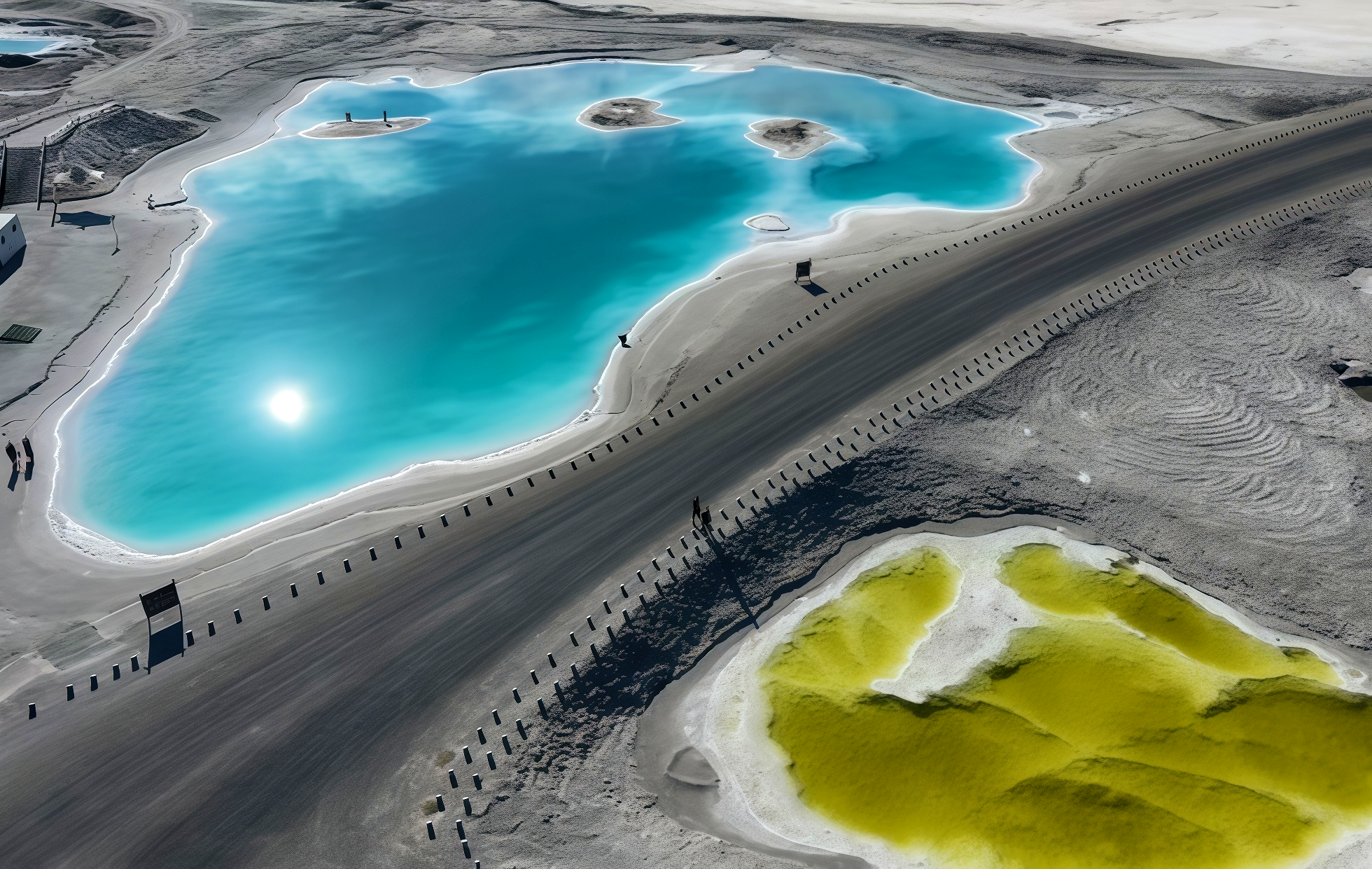 Lago di Smeraldo di Dachaidan: un viaggio in una Palette naturale Spilled attraverso il deserto di Gobi