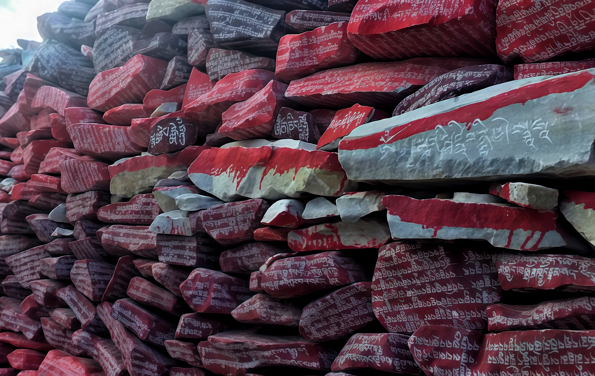 Xinzhai Jiana Mani Stone Scripture City: A Miracle of Faith Built from 2.5 Billion Stones-3