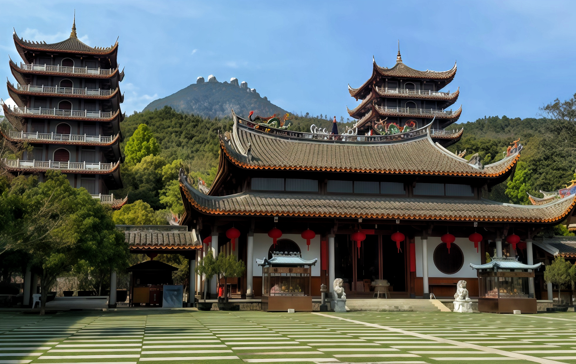 Montaña Gushan: Un viaje a través de los Ecos de un Drum de Piedra Mil Años-3