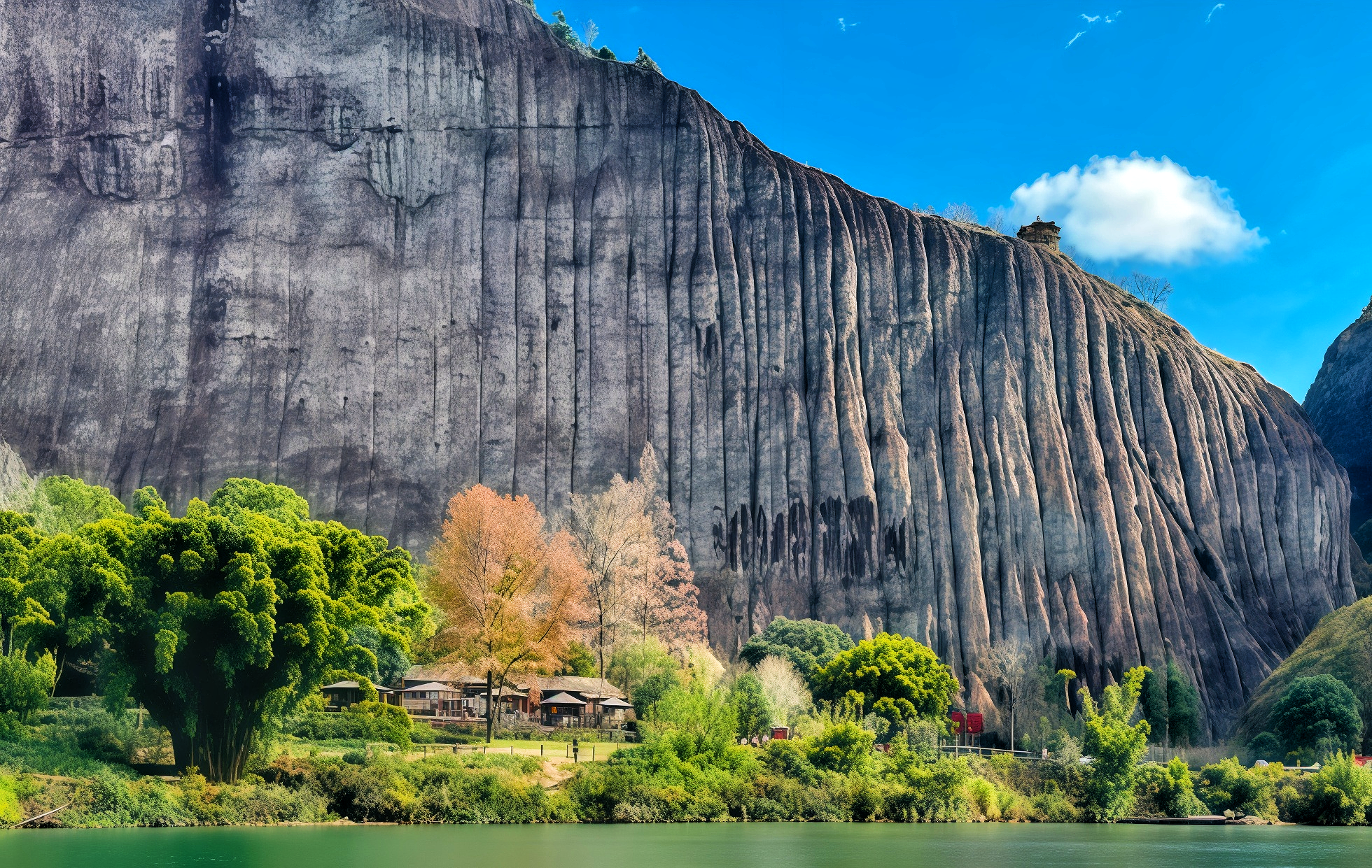 Nine-Bend Stream: A Thousand-Year Journey of Boat Songs Amidst Danxia Cliffs and Emerald Waters-2