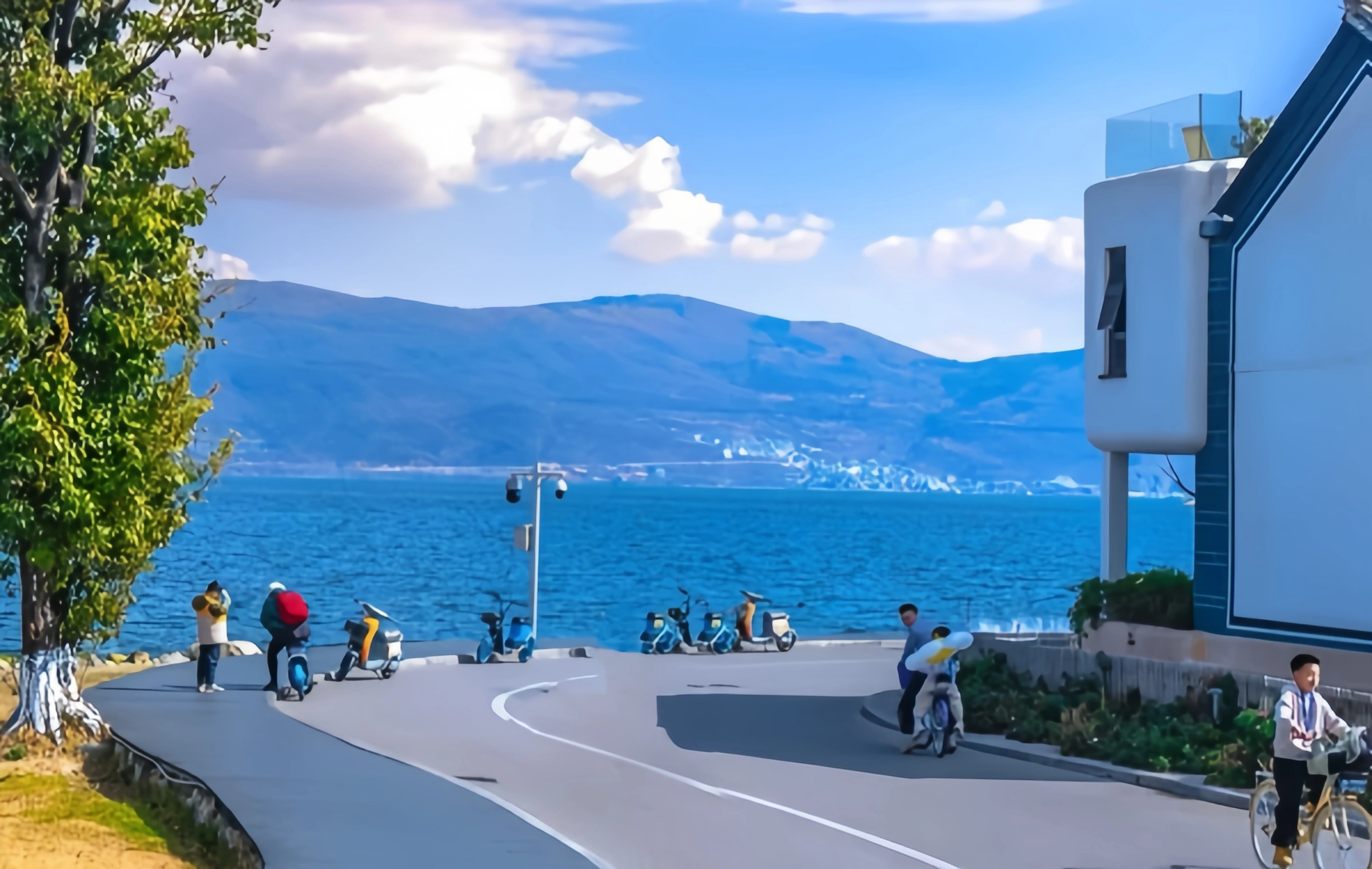 اليوم 3: الالتجاء إلى دالي، قرية زيزو، وبحيرة إرهاي