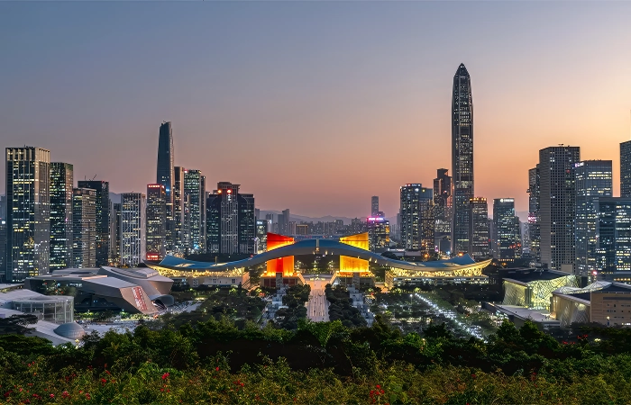 sunset shenzhen