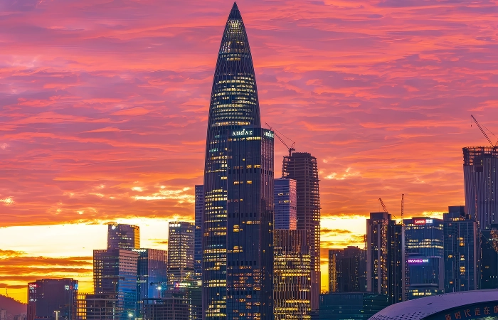 sunset shenzhen