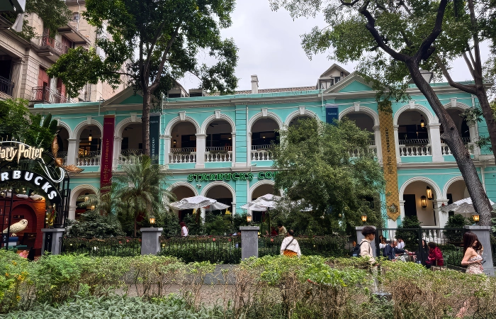 shamian island guangzhou colonial buildings