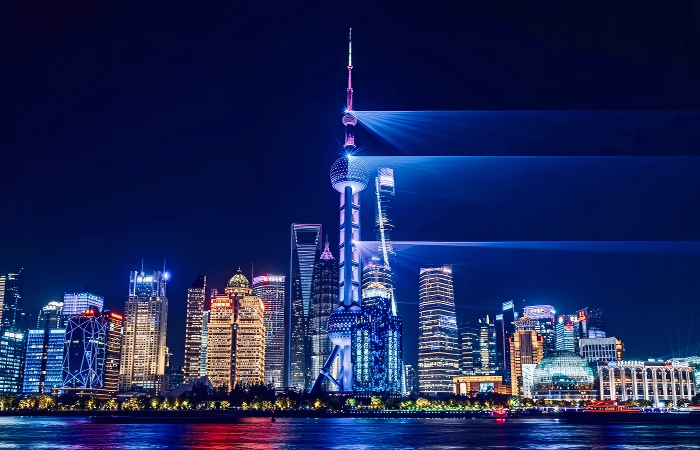 bund light show