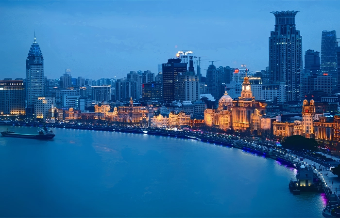 bund light show