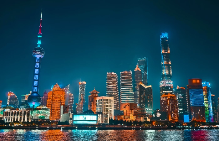 bund light show